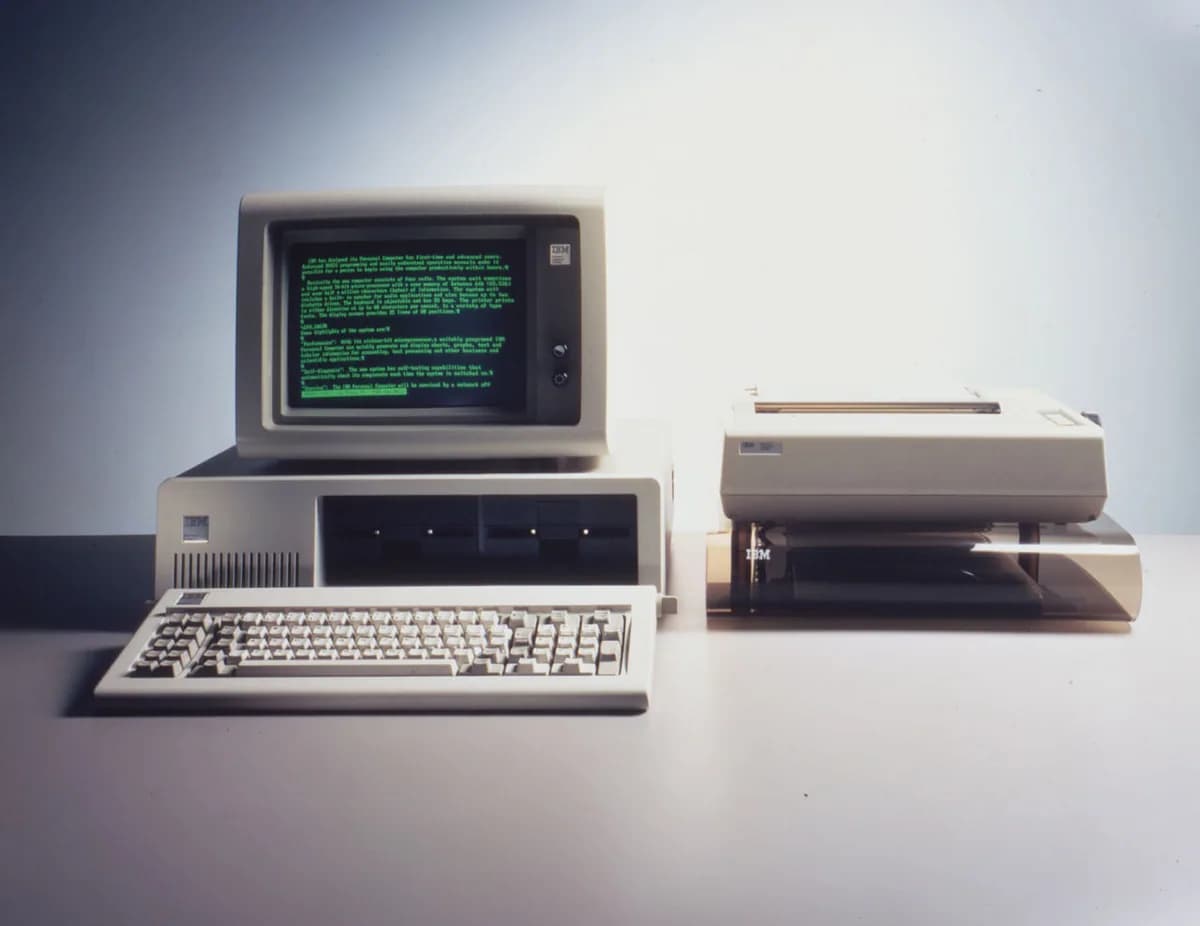 IBM Personal Computer 5150, image from IBM