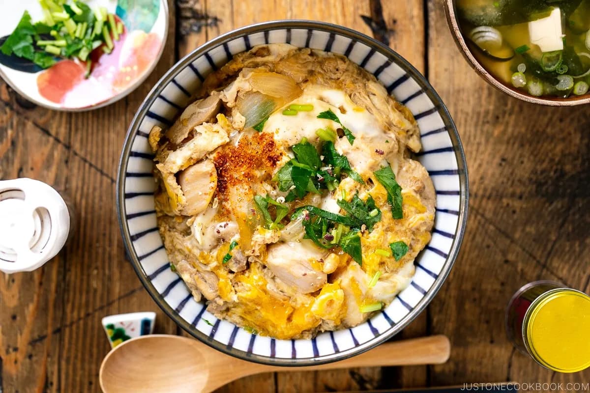 Oyakodon, image from Just One Cookbook
